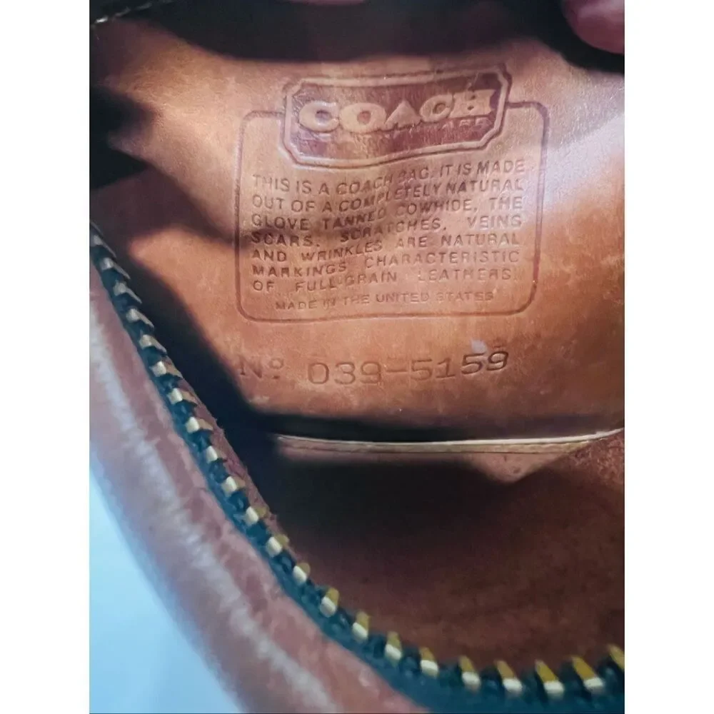 Coach Vintage Brown Basic Bag Bonnie Cashin 1970's Detachable Shoulder Straps Zi